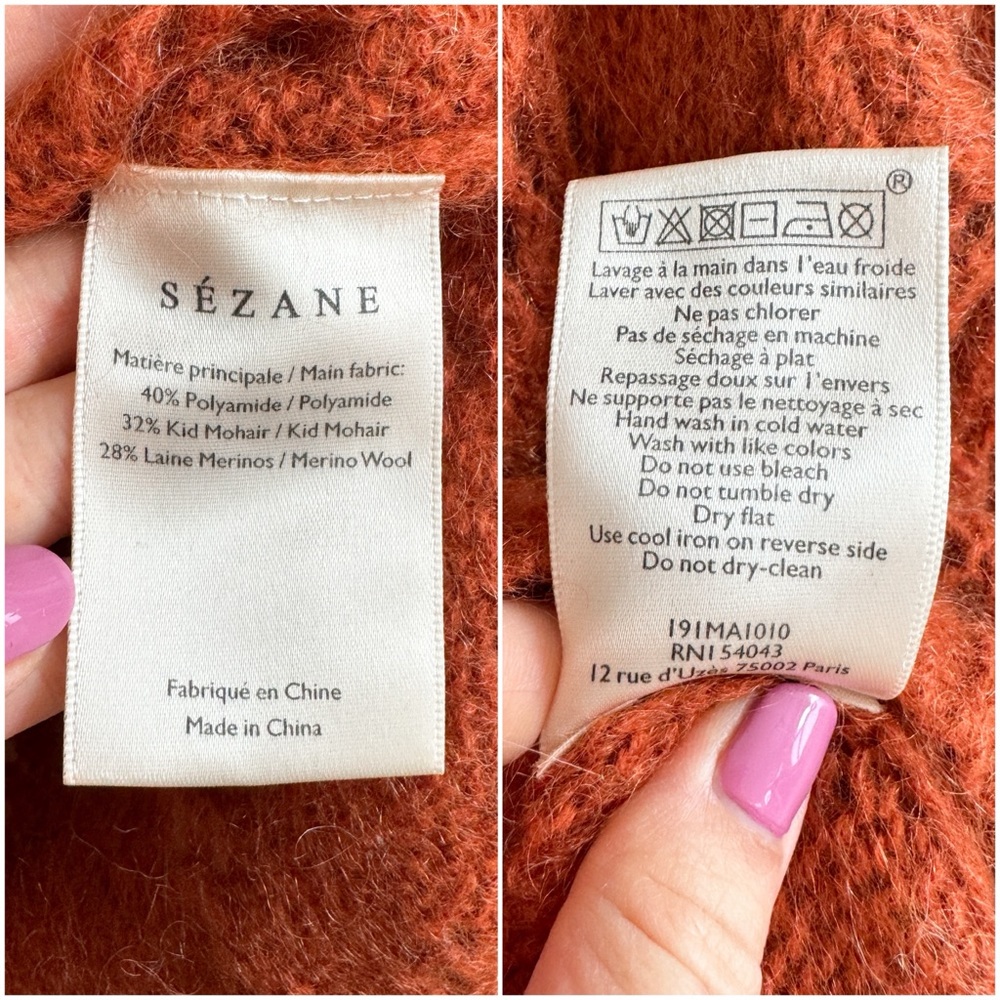 🏷️ SOLD • SÉZANE • Avril Jumper in Cinnamon • XS - Picture 12 of 15